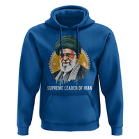Supreme Leader Of Iran Graphic Portrait Hoodie Iranian Political Figure
