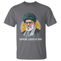 Supreme Leader Of Iran Graphic Portrait T Shirt Iranian Political Figure