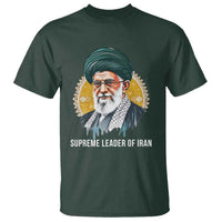 Supreme Leader Of Iran Graphic Portrait T Shirt Iranian Political Figure