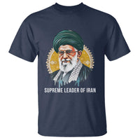 Supreme Leader Of Iran Graphic Portrait T Shirt Iranian Political Figure