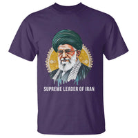 Supreme Leader Of Iran Graphic Portrait T Shirt Iranian Political Figure