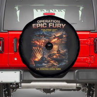 Operation Epic Fury Strike Mission 2026 Graphic Spare Tire Cover U.S. Strategic Strike Force Military Action
