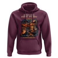 Operation Epic Fury Strike Mission 2026 Graphic Hoodie U.S. Strategic Strike Force Military Action