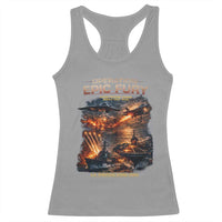 Operation Epic Fury Strike Mission 2026 Graphic Racerback Tank Top U.S. Strategic Strike Force Military Action