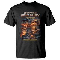 Operation Epic Fury Strike Mission 2026 Graphic T Shirt U.S. Strategic Strike Force Military Action