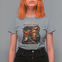 Operation Epic Fury Strike Mission 2026 Graphic T Shirt For Women U.S. Strategic Strike Force Military Action