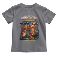 Operation Epic Fury Strike Mission 2026 Graphic Toddler T Shirt U.S. Strategic Strike Force Military Action