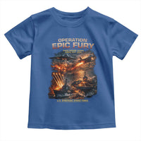 Operation Epic Fury Strike Mission 2026 Graphic Toddler T Shirt U.S. Strategic Strike Force Military Action