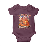 Operation Epic Fury Peace Through Strength Baby Onesie Patriotic Explosion America Power