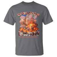 Operation Epic Fury Peace Through Strength T Shirt Patriotic Explosion America Power