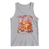 Operation Epic Fury Peace Through Strength Tank Top Patriotic Explosion America Power