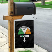 Irish Breathalyzer Blow Here Funny Drinking Gauge Garden Flag St Patricks Day Party Offensive Adult Humor