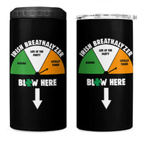 Irish Breathalyzer Blow Here Funny Drinking Gauge 4 in 1 Can Cooler Tumbler St Patricks Day Party Offensive Adult Humor