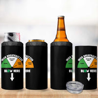 Irish Breathalyzer Blow Here Funny Drinking Gauge 4 in 1 Can Cooler Tumbler St Patricks Day Party Offensive Adult Humor