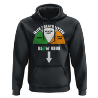 Irish Breathalyzer Blow Here Funny Drinking Gauge Hoodie St Patricks Day Party Offensive Adult Humor