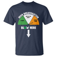 Irish Breathalyzer Blow Here Funny Drinking Gauge T Shirt St Patricks Day Party Offensive Adult Humor