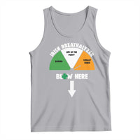 Irish Breathalyzer Blow Here Funny Drinking Gauge Tank Top St Patricks Day Party Offensive Adult Humor