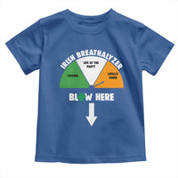 Irish Breathalyzer Blow Here Funny Drinking Gauge Toddler T Shirt St Patricks Day Party Offensive Adult Humor