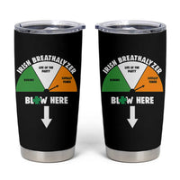 Irish Breathalyzer Blow Here Funny Drinking Gauge Tumbler Cup St Patricks Day Party Offensive Adult Humor