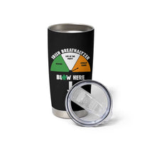 Irish Breathalyzer Blow Here Funny Drinking Gauge Tumbler Cup St Patricks Day Party Offensive Adult Humor