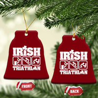 Irish Triathlon Funny Drinking Challenge Ceramic Ornament St Patricks Day Beer Party Humor