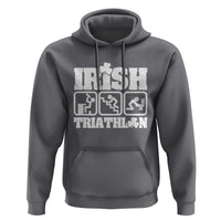Irish Triathlon Funny Drinking Challenge Hoodie St Patricks Day Beer Party Humor