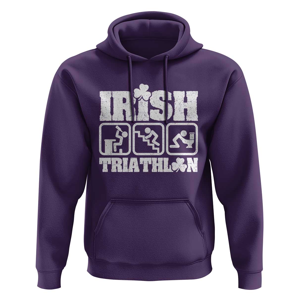 Irish Triathlon Funny Drinking Challenge Hoodie St Patricks Day Beer Party Humor