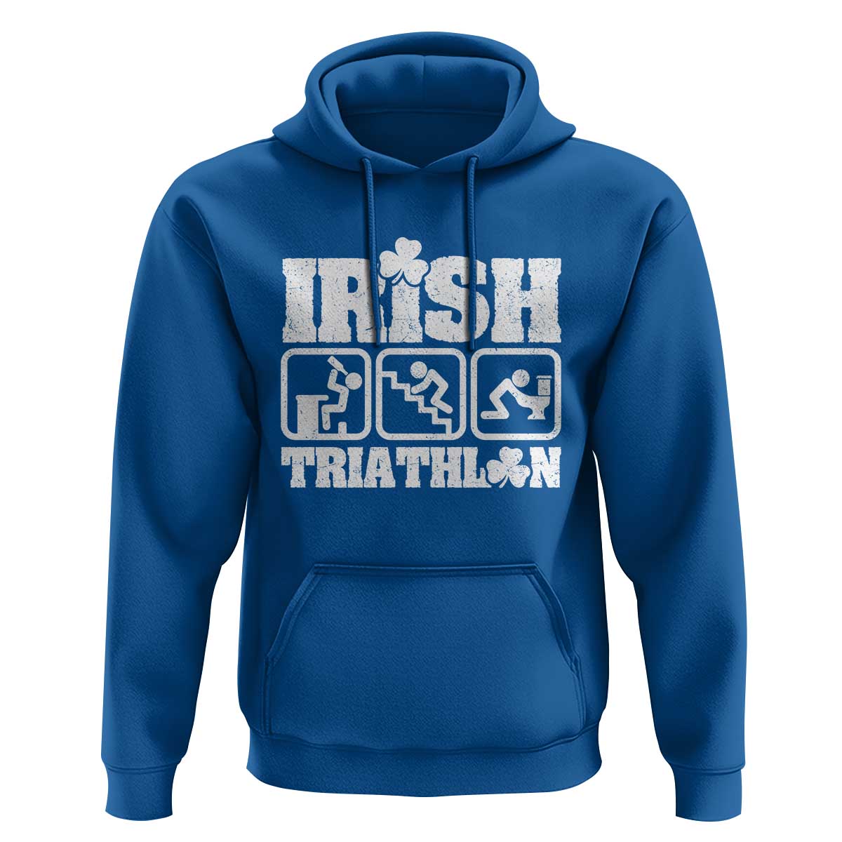 Irish Triathlon Funny Drinking Challenge Hoodie St Patricks Day Beer Party Humor