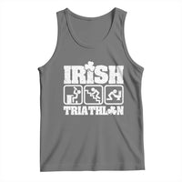 Irish Triathlon Funny Drinking Challenge Tank Top St Patricks Day Beer Party Humor