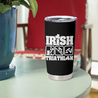 Irish Triathlon Funny Drinking Challenge Tumbler Cup St Patricks Day Beer Party Humor