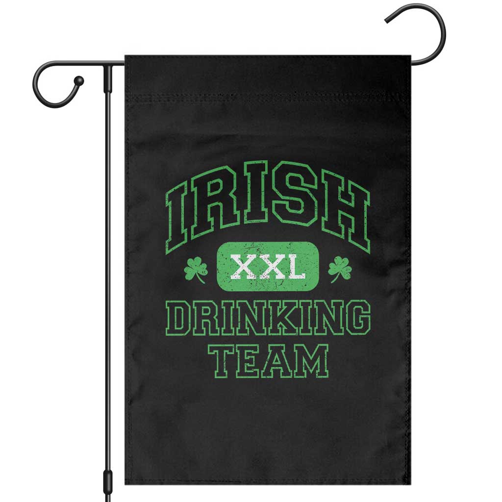 Irish Drinking Team XXL Funny St Patricks Day Party Squad Garden Flag