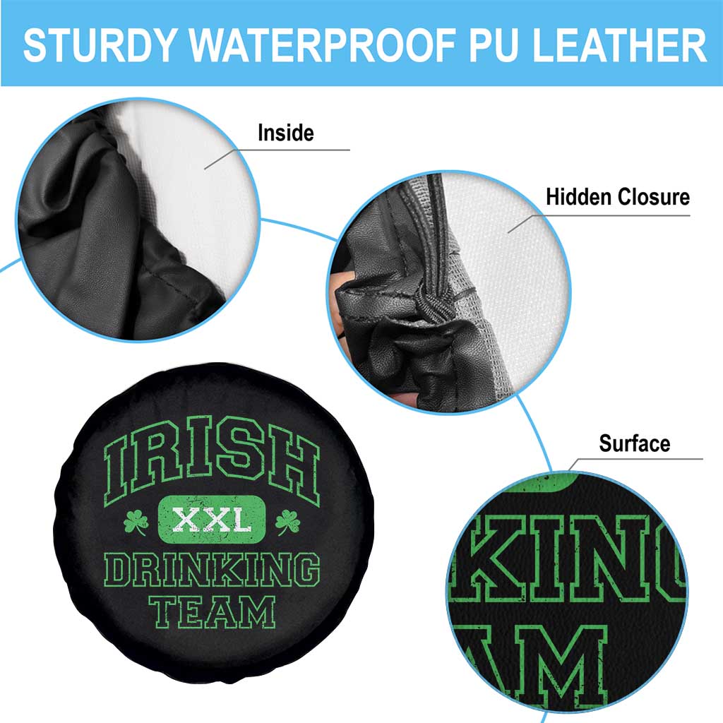 Irish Drinking Team XXL Funny St Patricks Day Party Squad Spare Tire Cover