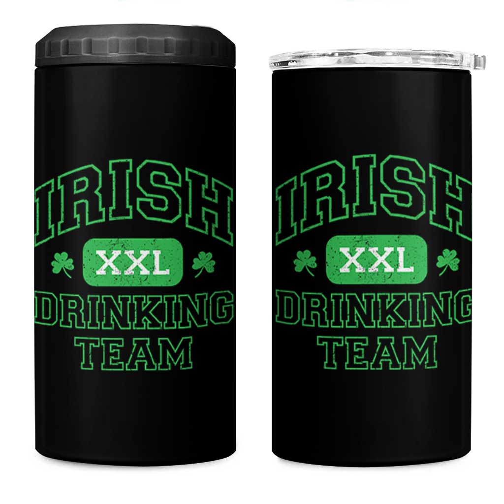 Irish Drinking Team XXL Funny St Patricks Day Party Squad 4 in 1 Can Cooler Tumbler
