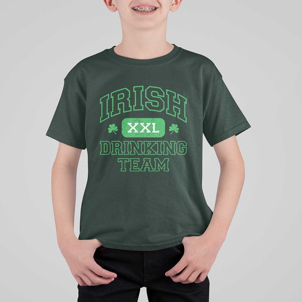 Irish Drinking Team XXL Funny St Patricks Day Party Squad T Shirt For Kid