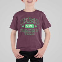 Irish Drinking Team XXL Funny St Patricks Day Party Squad T Shirt For Kid