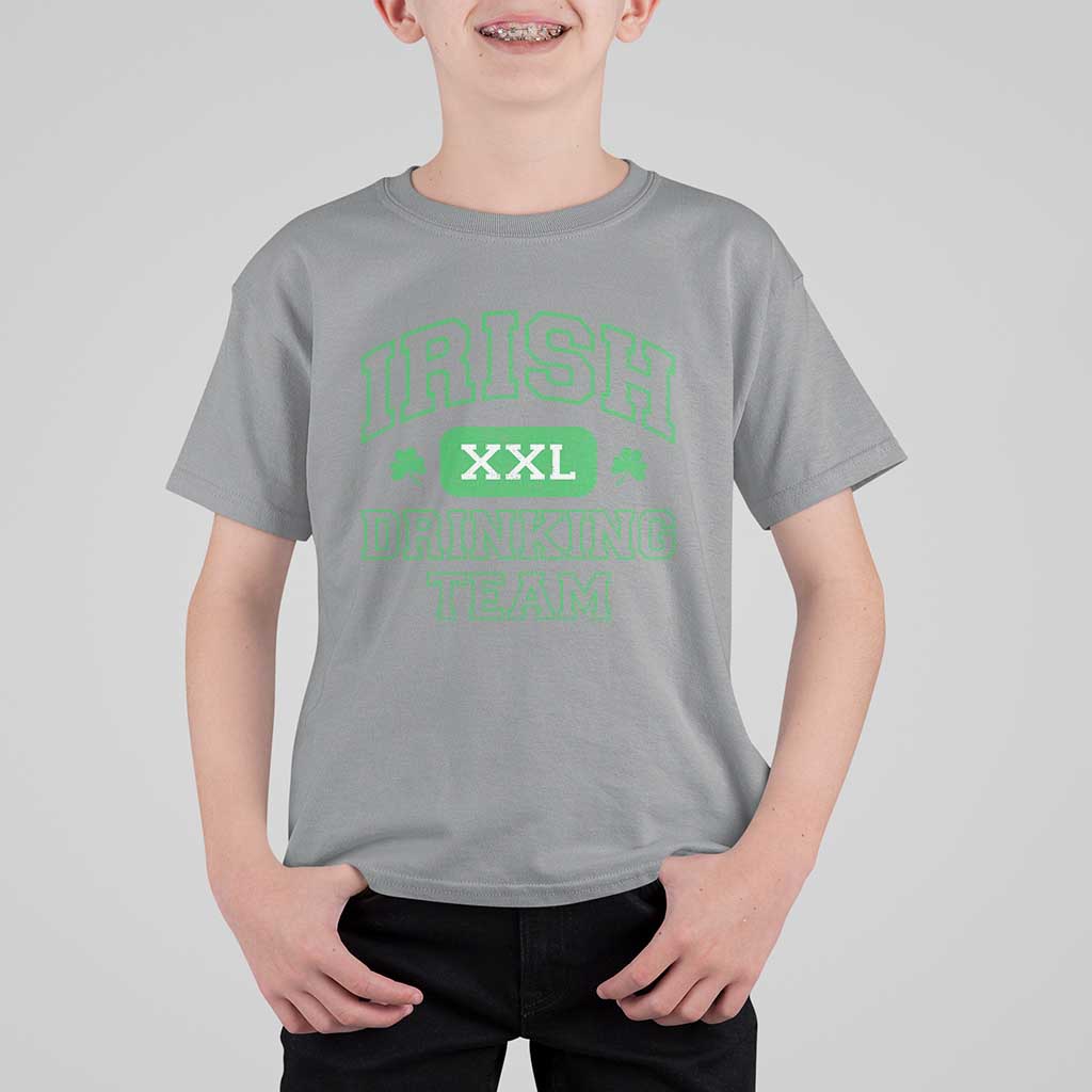 Irish Drinking Team XXL Funny St Patricks Day Party Squad T Shirt For Kid