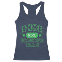 Irish Drinking Team XXL Funny St Patricks Day Party Squad Racerback Tank Top