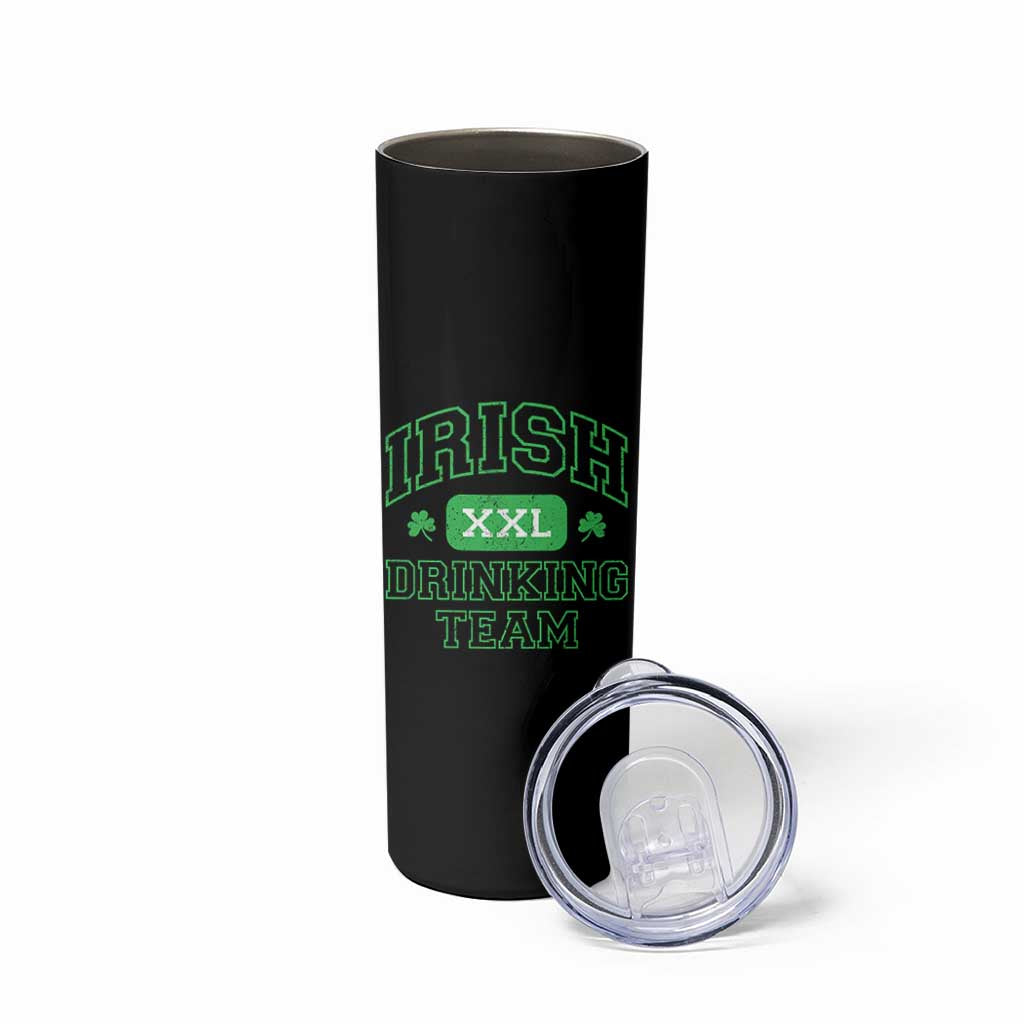 Irish Drinking Team XXL Funny St Patricks Day Party Squad Skinny Tumbler