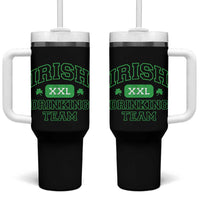 Irish Drinking Team XXL Funny St Patricks Day Party Squad Tumbler With Handle