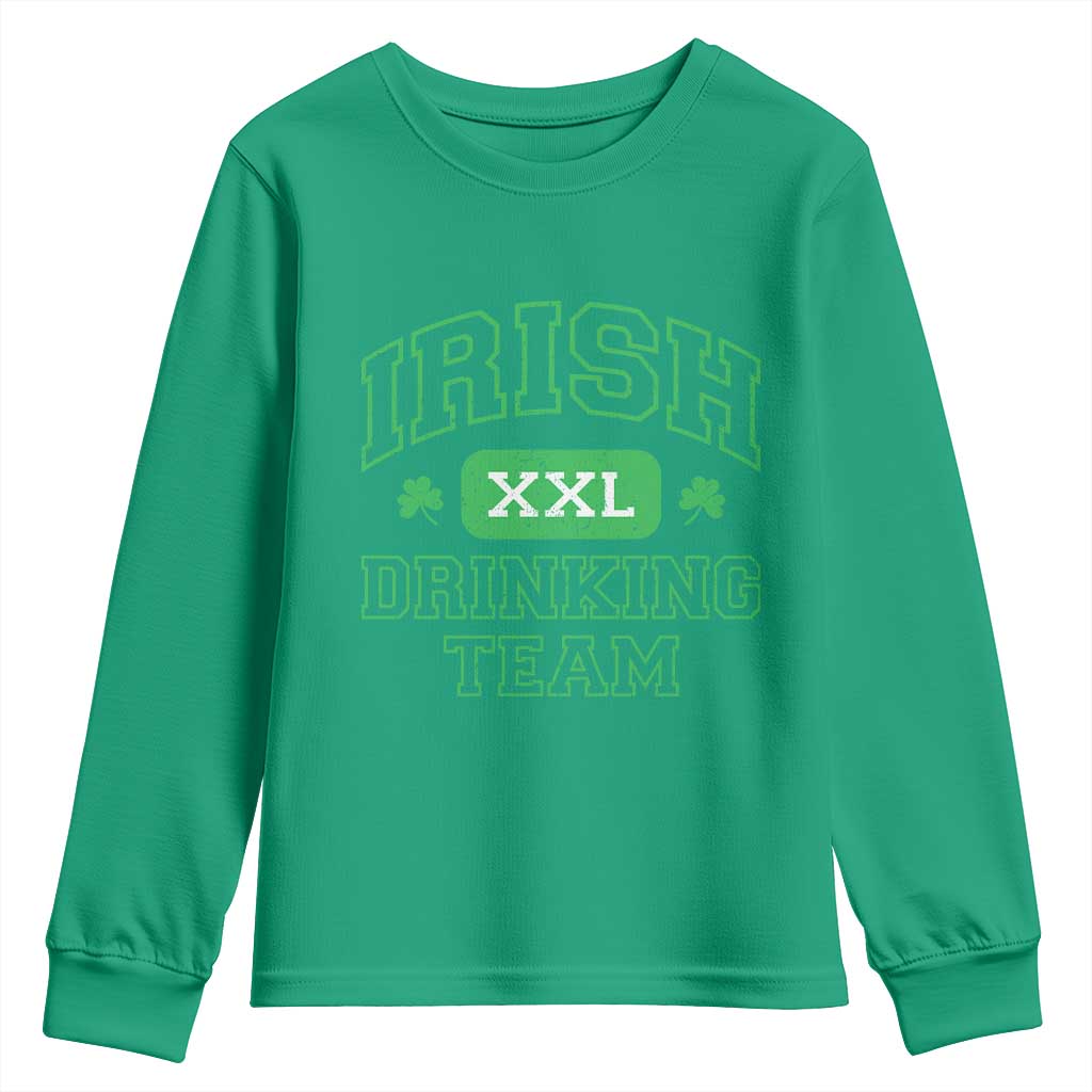 Irish Drinking Team XXL Funny St Patricks Day Party Squad Youth Sweatshirt