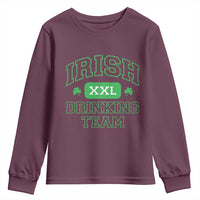Irish Drinking Team XXL Funny St Patricks Day Party Squad Youth Sweatshirt