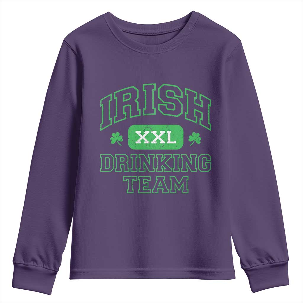 Irish Drinking Team XXL Funny St Patricks Day Party Squad Youth Sweatshirt