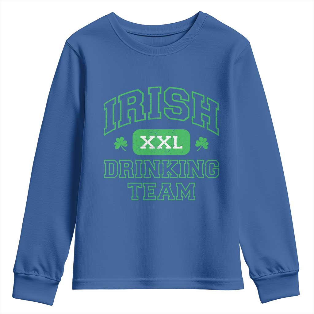 Irish Drinking Team XXL Funny St Patricks Day Party Squad Youth Sweatshirt