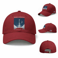Future Lunar Mission 2026 Baseball Cap Rocket Launch Lunar Orbit Space Exploration