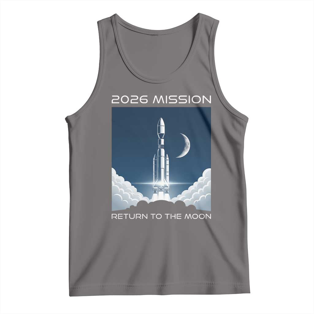 Future Lunar Mission 2026 Tank Top Rocket Launch Lunar Orbit Space Exploration