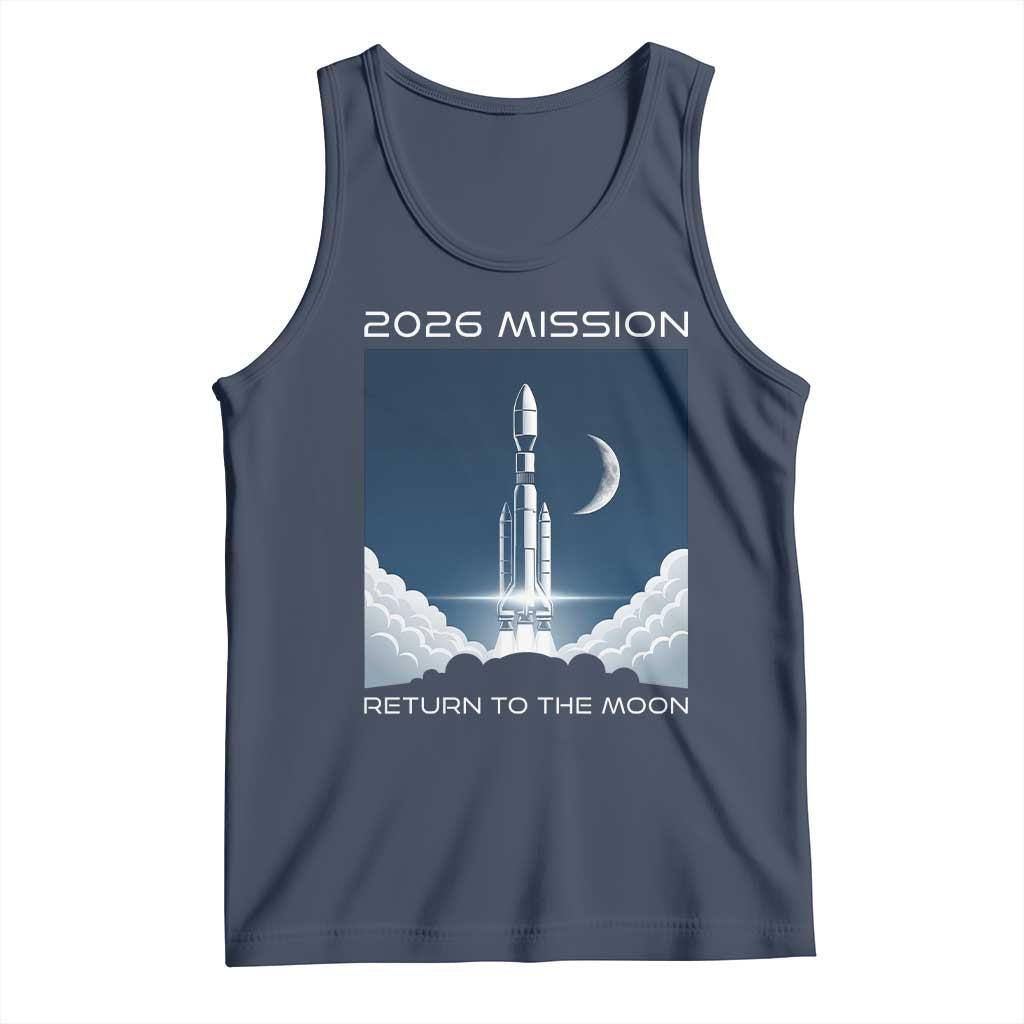Future Lunar Mission 2026 Tank Top Rocket Launch Lunar Orbit Space Exploration