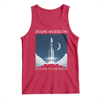 Future Lunar Mission 2026 Tank Top Rocket Launch Lunar Orbit Space Exploration