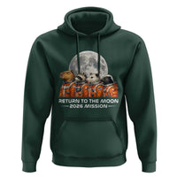 2026 Mission Lunar Orbit Animal Crew Hoodie Funny Capybara Raccoon Opossum Skunk Astronauts