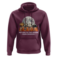 2026 Mission Lunar Orbit Animal Crew Hoodie Funny Capybara Raccoon Opossum Skunk Astronauts