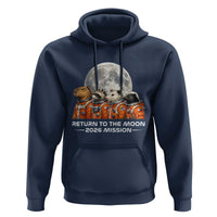 2026 Mission Lunar Orbit Animal Crew Hoodie Funny Capybara Raccoon Opossum Skunk Astronauts